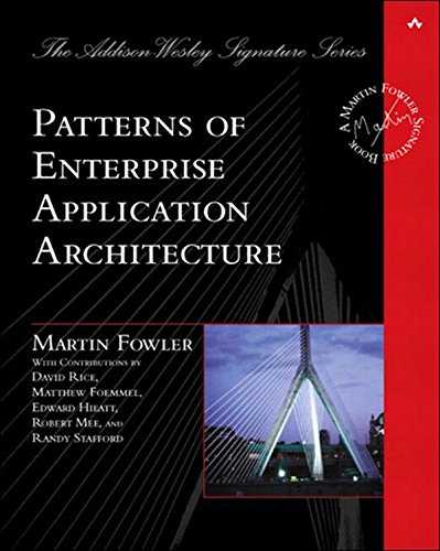 Patterns of Enterprise Application Architecture Front Cover